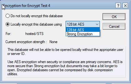 Image:Changing NSF encryption on a server to AES? No, you’re not.