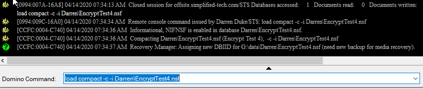 Image:Changing NSF encryption on a server to AES? No, you’re not.