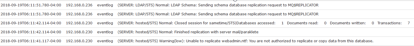 Image:Domino logging to Syslog