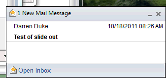 Image:Don’t forget to turn on the new 8.5.3 mail notification "slide out"
