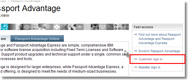 Image:How to access IBM Passport Advantage, get latest releases and entitlements (aka freebies)