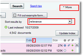 Image:Learn how sort columns within a full text search