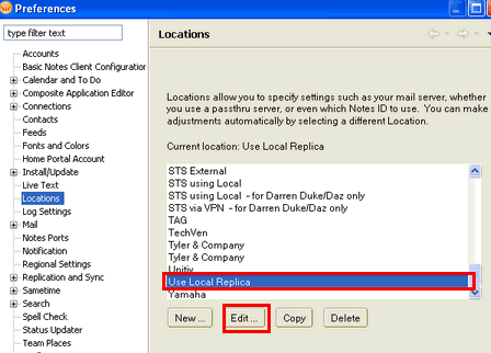 Image:Notes slow? Use a local replica