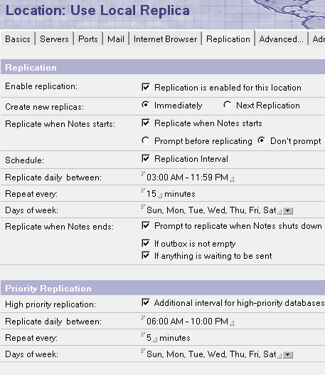 Image:Notes slow? Use a local replica