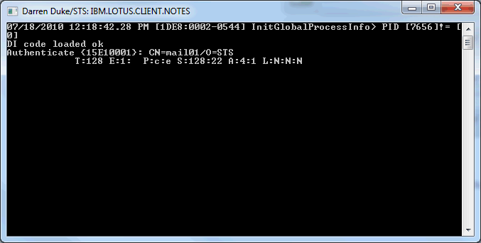 Image:Pop Quiz - who knows the encryption strength and alogrithm than Lotus Notes port encryption uses?