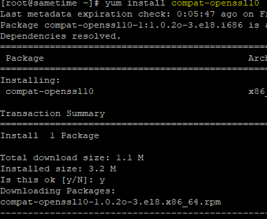 Image:Sametime v11 on CentOS 8....head meet desk