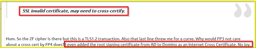 Image:SOLUTION - Domino Directory Assistance to Active Directory when using SSL DOES NOT break with 9.0.1 FP4