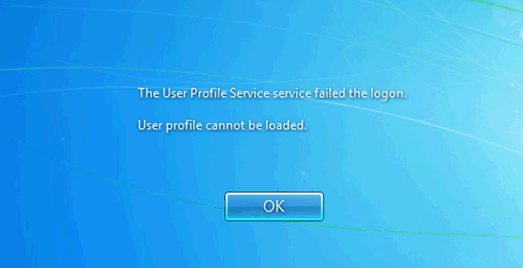 Image:Windows 7, "User Profile Service failed the logon" and Lotus Notes.....